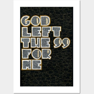 The good shepherd - God left the 99 for me Posters and Art